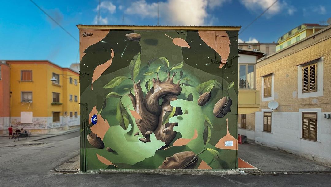 #Streetart by #Oniro @ #Battipaglia, Italy, for #aDNAcollective, curat by #MirkoPierri
More pics: barbarapicci.com/2024/03/15/str…
#streetartBattipaglia #streetartitaly #italystreetart #Campania #streetartCampania #arteurbana #urbanart #murals #muralism #contemporaryart #artecontemporanea