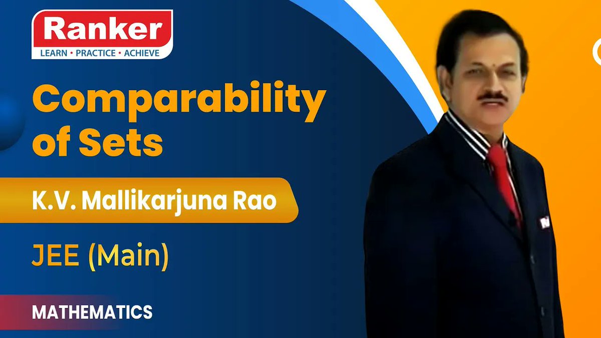 rankerslearning's tweet image. Professor K.V. Mallikarjuna Rao leads JEE(Main) candidates in exploring the concept of comparability of sets in Mathematics.
Watch it: youtu.be/CkhoKy-bj0A

#Mathematics #Comparability #SetsandRelations #RankersLearning #IITJEE #JEEMAIN #NEET #EAMCET #TSEAMCET #APEAPCET