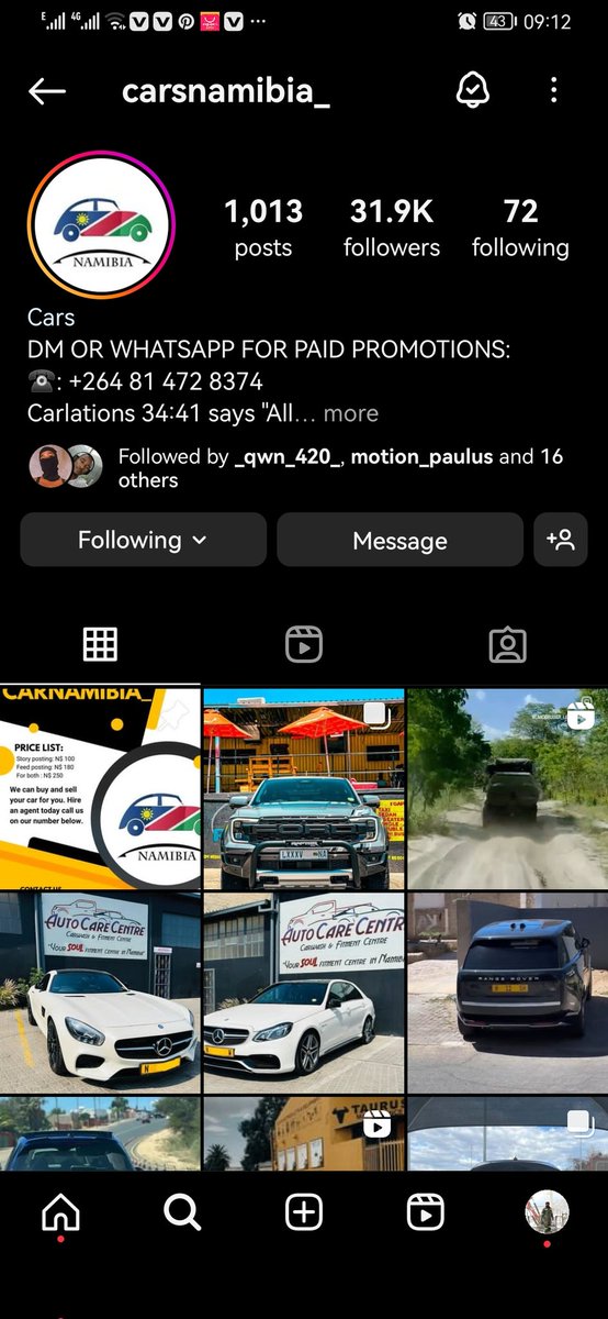 __SIZE__'s tweet photo. @maganoGasamwele @thebiggspeaker_ All namibias top cars are there gaan kyk net da https://t.co/maAV299mQo