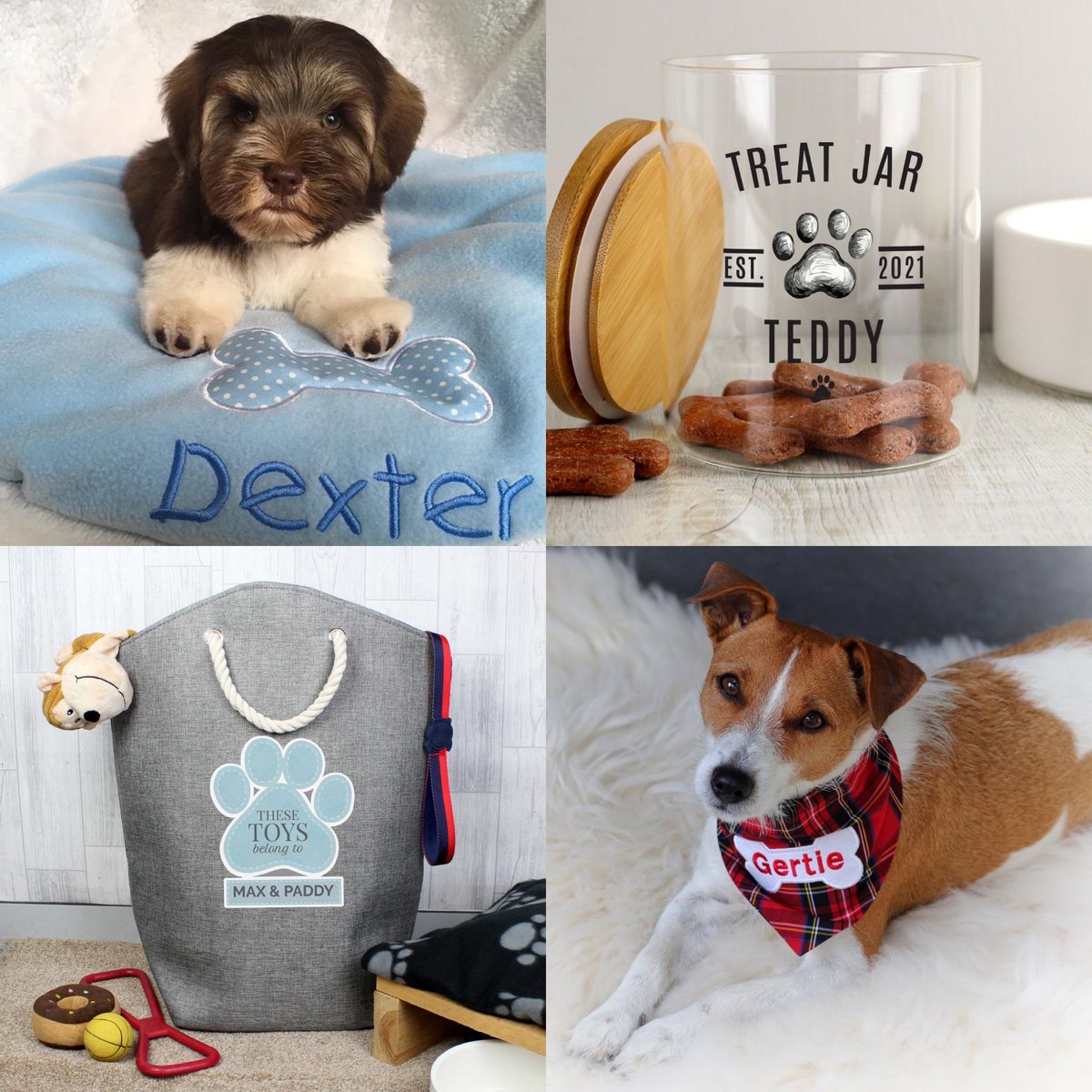 We’re just in love with these gorgeous personalised dog accessories from @myposhpaws From snuggly blankets to treat jars, dog towels to toy storage bags, their products make the perfect #gift for #dogs and #doglovers dotty4paws.co.uk/businesses/lis… #Earlybiz #MHHSBD