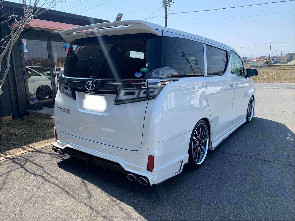 FLEXAUTO001's tweet photo. AGH30 ヴェルファイア🚗✨
多数追加カスタムもご依頼頂きありがとうございました😊
#稲沢市 #フレックスオート #toyota #AGH30 #ヴェルファイア #vellfire #mzspeed #納車 https://t.co/vwdM9JgFOB
