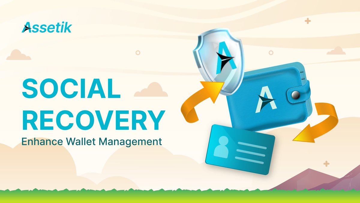 assetik_io's tweet photo. 💡Social Recovery on #Assetik allows users to recover your lost #AbstractWallets by relying on a group of trusted individuals, instead of remembering a backup seed phrase
‼️ It remains being fully non-custodial!

💪Empowered by #AccountAbstraction

📍 Coming soon… https://t.co/xB2KN4dqNc