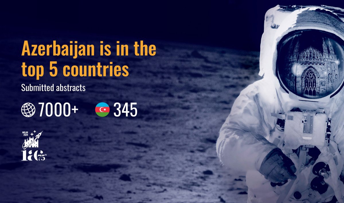 🚀 Azerbaijan Soars to Top 5 in Scientific Contributions at International Astronautical Congress in Milan! 🌌 With a total of 345 scientific articles presented, Azerbaijan proudly stands among the top five countries globally in terms of the number of submissions. 🌍 #Azercosmos