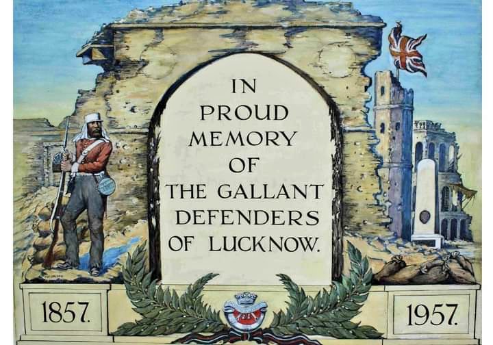 IndiaArtHistory's tweet photo. Artwork by Cecil Lawson, for the 100th anniversary of the Siege of Lucknow.

So, A question must be asked, Were these EIC "gallant defenders" defending themselves from the "natives?"
Or the "natives" were defending their territory from the EIC?? 🤔 https://t.co/vTGzPfAheM
