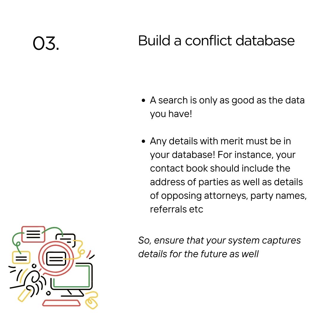 GreyTgm's tweet photo. Efficient matter management is necessary and requires establishing and adhering to processes.
When setting up these processes for your firm, it's important to ensure they (1) are not overly lengthy and (2) capture the right information https://t.co/9mMWgE3jtC
