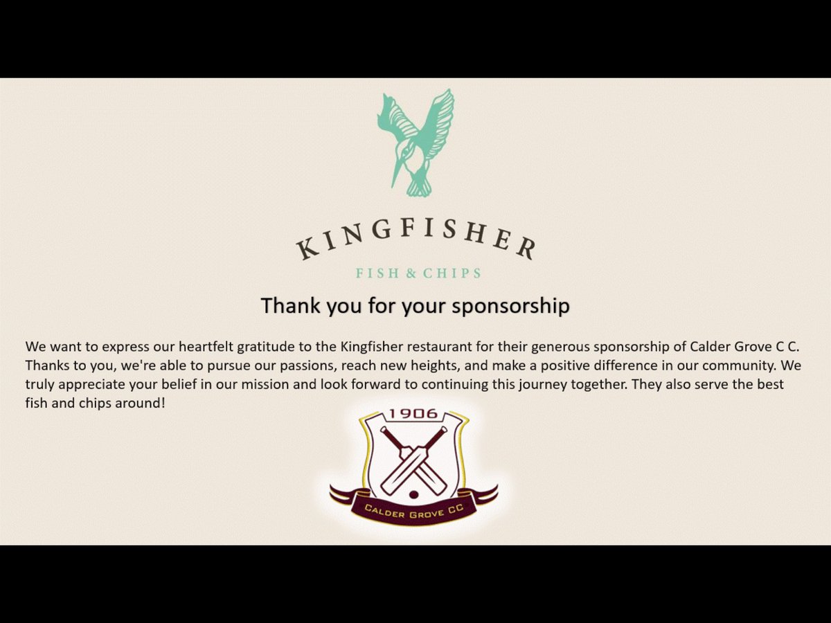 Big thanks to our sponsors