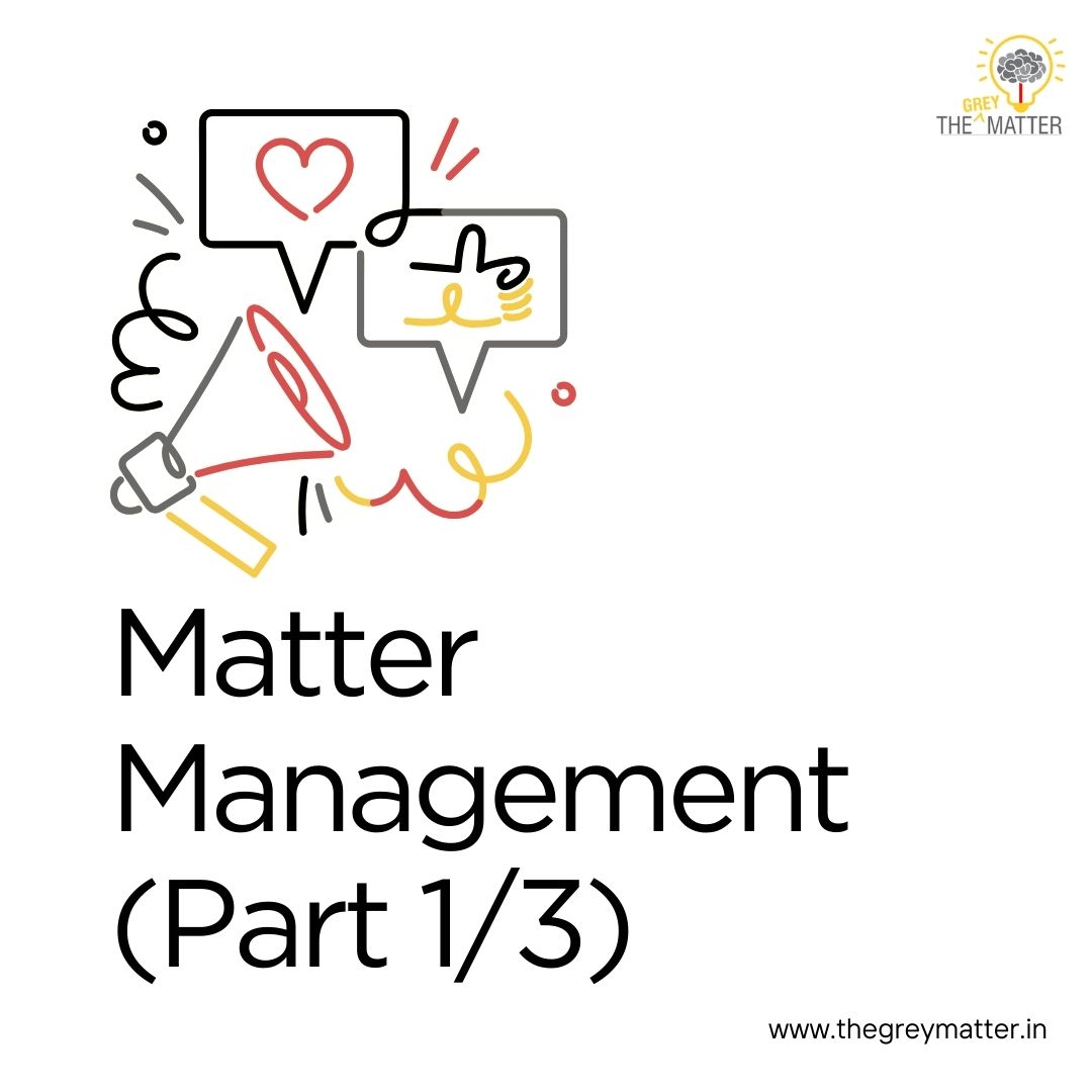 GreyTgm's tweet photo. In this 3 part series we will be exploring some essential strategies to enhance productivity and effectiveness within your firm.
Matter management in law firms is simply the process of creating and managing matters for servicing clients both in the short and long term. https://t.co/YCLep5SW4m
