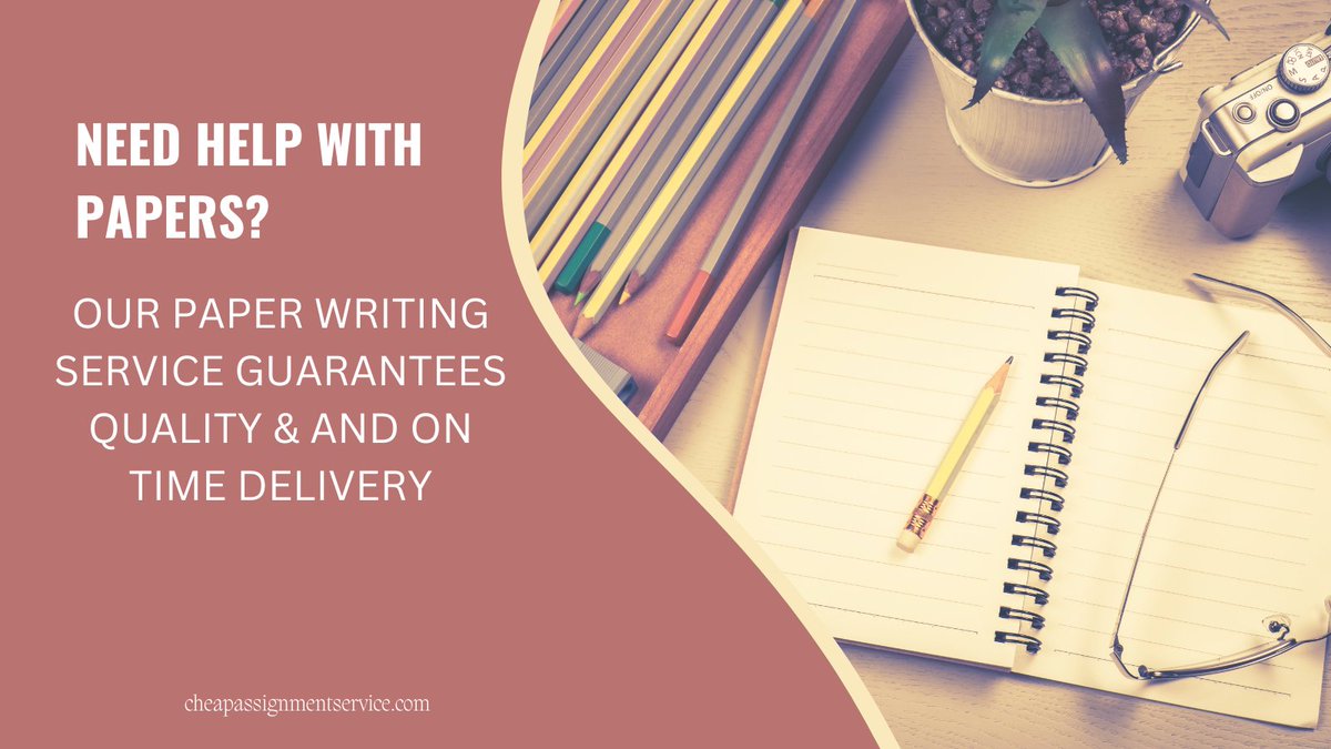 CAS_Assignment's tweet image. Need help with papers? Our paper writing service guarantees quality &amp;amp; on-time delivery. Let us handle essays, research papers, and more. Get the grades you deserve!
visit
cheapassignmentservice.com/term-paper-hel…