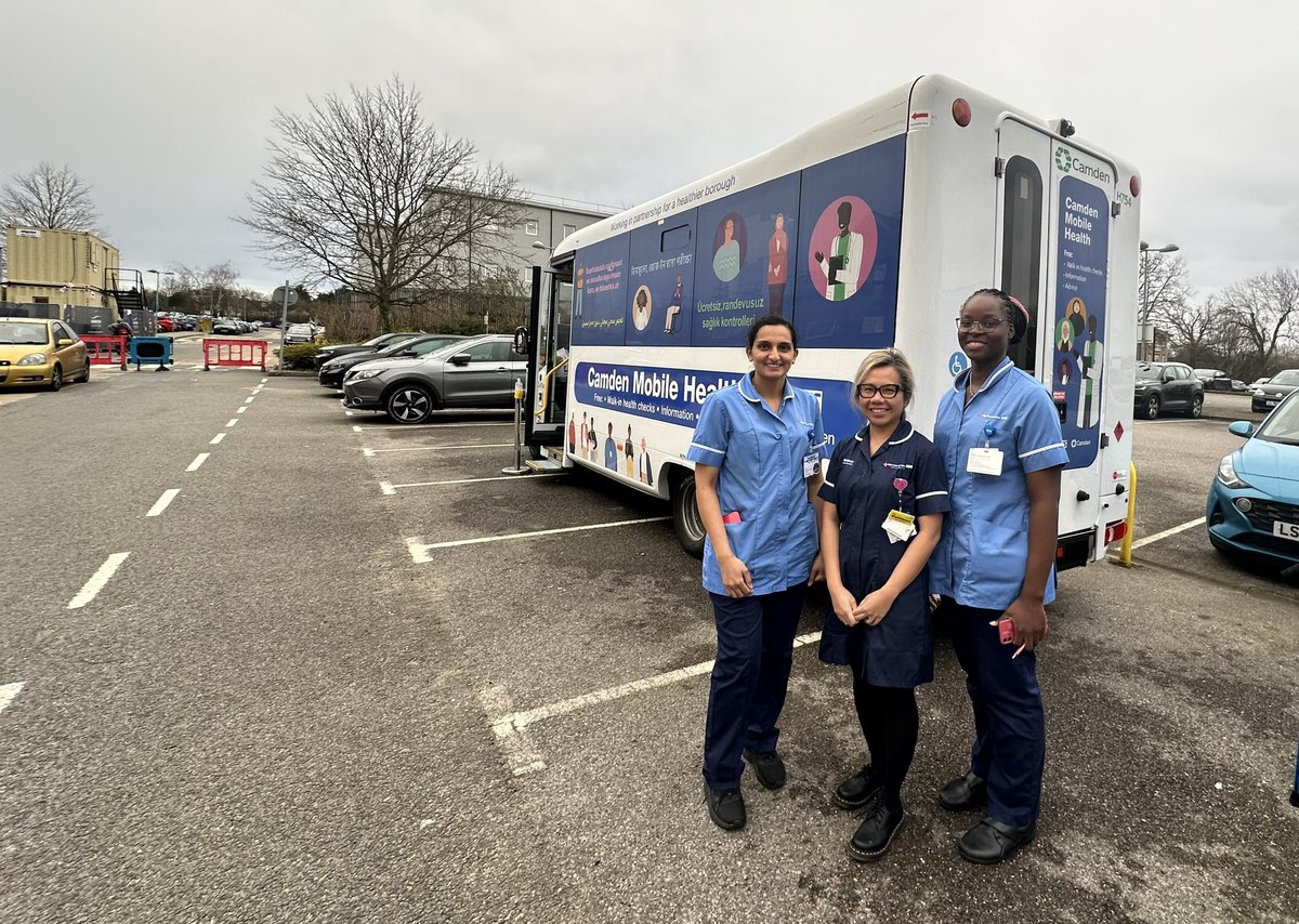 Thank you for #thewellbeingbus yesterday for coming to Barnet Hospital to come and check up on us if we are healthy in body and mind 🥰 #barnethospital #wellbeing #staffcare