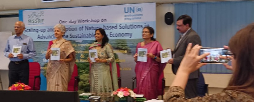 Dr. E Vivivekanandan, Senior Consultant (Fisheries & Environment), BOBP-IGO delivered a keynote address at the WORKSHOP ON SCALING-UP AND Workshop on Scaling-Up and Adoption of Nature-Based Solutions in Advancing the Sustainable Blue Economy organized by The UNEP & MSSRF 15 March