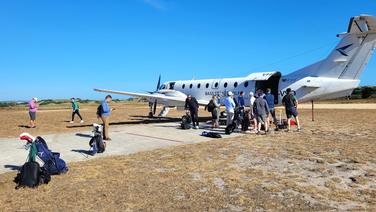 The golf at Barnbougle in Tasmania is wonderful but the journey to play there can also be pretty special.🛩👌 ⛳️🙂 @Barnbougle