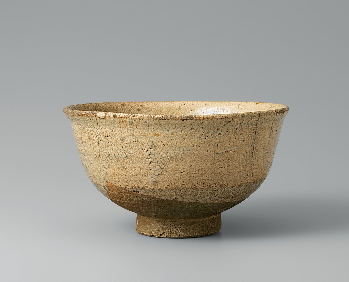 今回展より：奥高麗茶碗】 「高麗」の名を持つも、日本の唐津で作られ