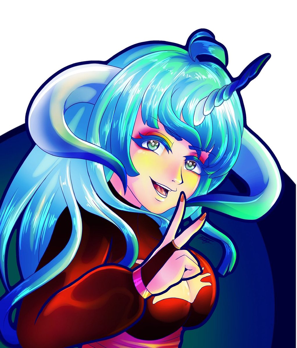 TauTassieTiger's tweet photo. Wanted to draw some #hyphalart #fanart for  @HyphalaVT  today 

💜💙💚💛🧡❤️ 

Thank you so much for being such a bright, energetic light in our community, Gorgeous! https://t.co/NDL4F5NFQW