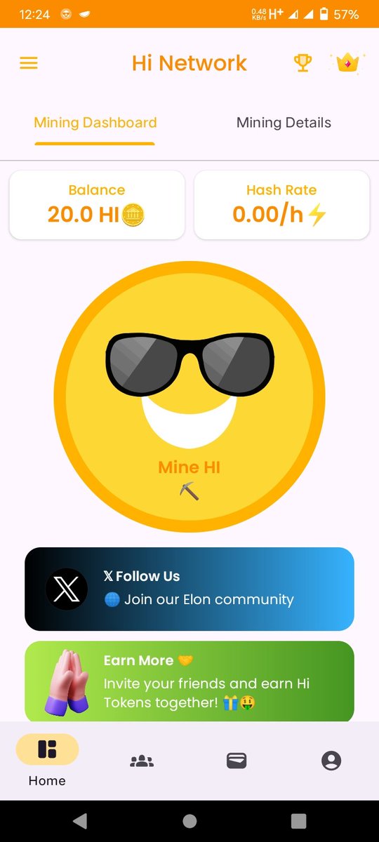 🚀 Check out the HI Network app – its a game-changer! Mine HI Tokens while you play and earn rewards effortlessly. Lets explore HI Network together! 🎉🎮🌐
Use my referral code: null for extra bonuses! See you in the HI Network 😉🎁
play.google.com/store/apps/det… #HiNetwork @HiNetwork