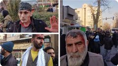 hadimehrane1's tweet photo. که گفتید اینا رو مامور کتک زده؟

هیچ چیز این جماعت راست نیست بارها گفتم اگر گفتن ماست سفیده شما شک نکن سیاه است ، عرض کردم گول این بازی رو نخورید ، اون پیرسگ رو ببینید چه جوری با سر مامور نیروی انتظامی رو میزنه و بعد عکس میگیره ، بعد به ما میگن کشته سازی می‌کنید و خود زنی میکنید https://t.co/VM3KkD7QWK