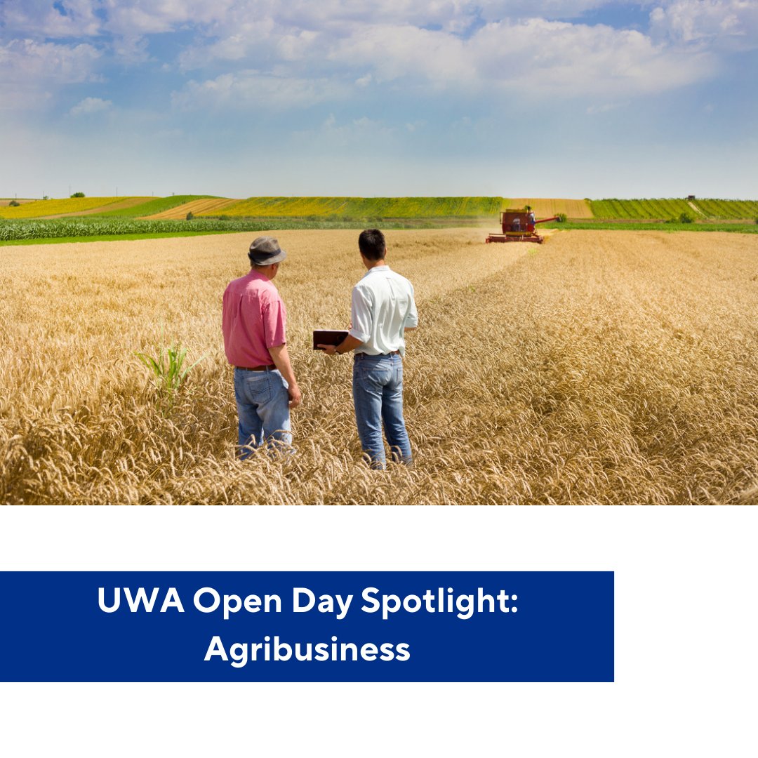 Interested in a career in business? Consider exploring the endless possibilities of agribusiness at @uwanews Open Day! From agri-finance to supply chain management, join us to discover the exciting careers awaiting you in this dynamic industry. #UWASAgE #UWAOpenDay #seekUWA