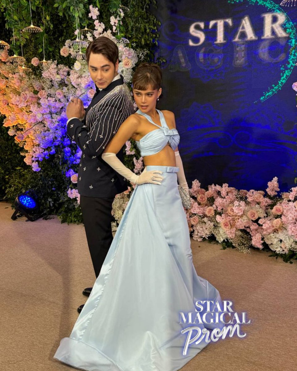 Yunnieshin's tweet photo. They look so mischievously royal that always have each others back.
My own kind of Ethereal Tandem.
Love you both @MissMarisRacal @Ajenningss_ 🥹😍😍

#MARISxANTHONY 
#StarMagicProm2024
#StarMagicalFairyTaleNight
#MarisRacal | #AnthonyJennings https://t.co/YCvc0FziAy