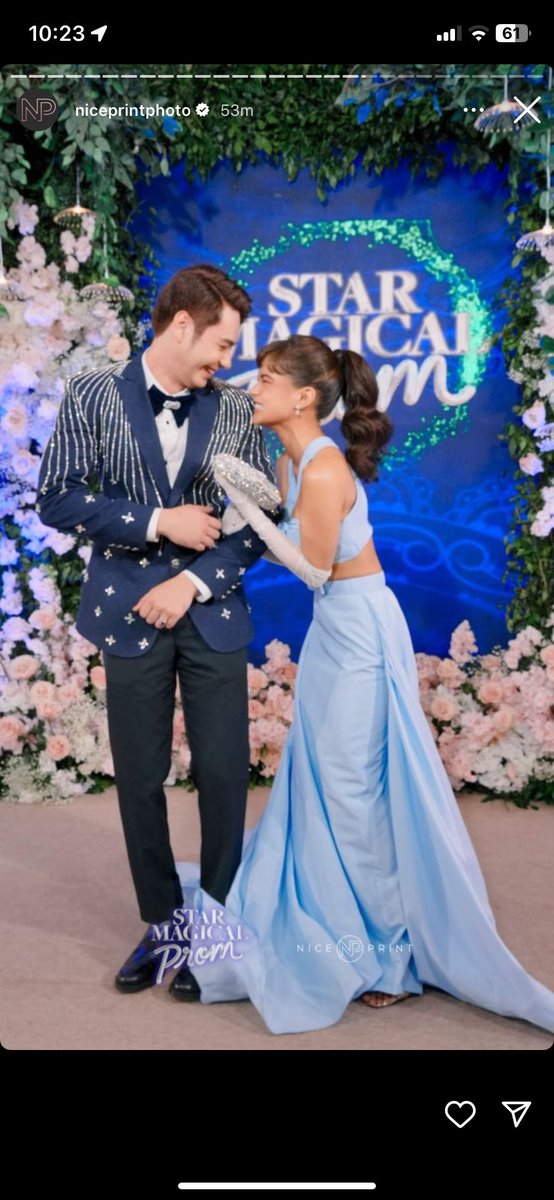Yunnieshin's tweet photo. They look so mischievously royal that always have each others back.
My own kind of Ethereal Tandem.
Love you both @MissMarisRacal @Ajenningss_ 🥹😍😍

#MARISxANTHONY 
#StarMagicProm2024
#StarMagicalFairyTaleNight
#MarisRacal | #AnthonyJennings https://t.co/YCvc0FziAy