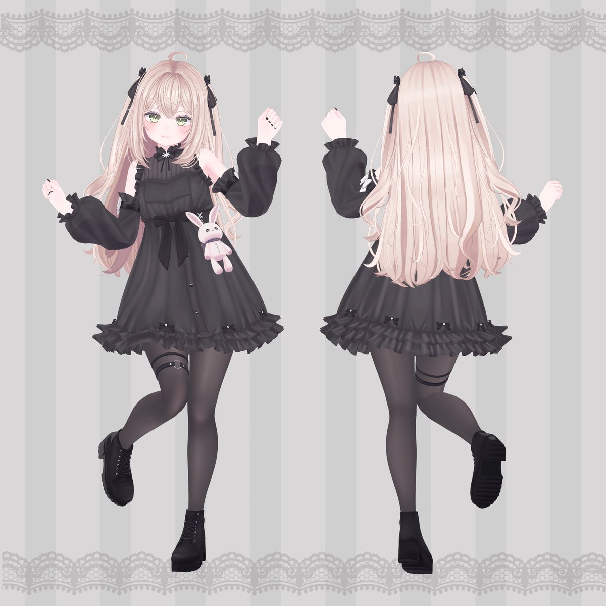 新作オリジナル3Dモデル「エメ」

販売開始いたしました✨

3/18までセール中 !   ̖́-
▫️￥5500  →  ￥4500

ぜひ可愛がってあげてください🌸🌸

BOOTH：mememe-s.booth.pm/items/5510830

#エメ3D  #VRChat   #booth_pm