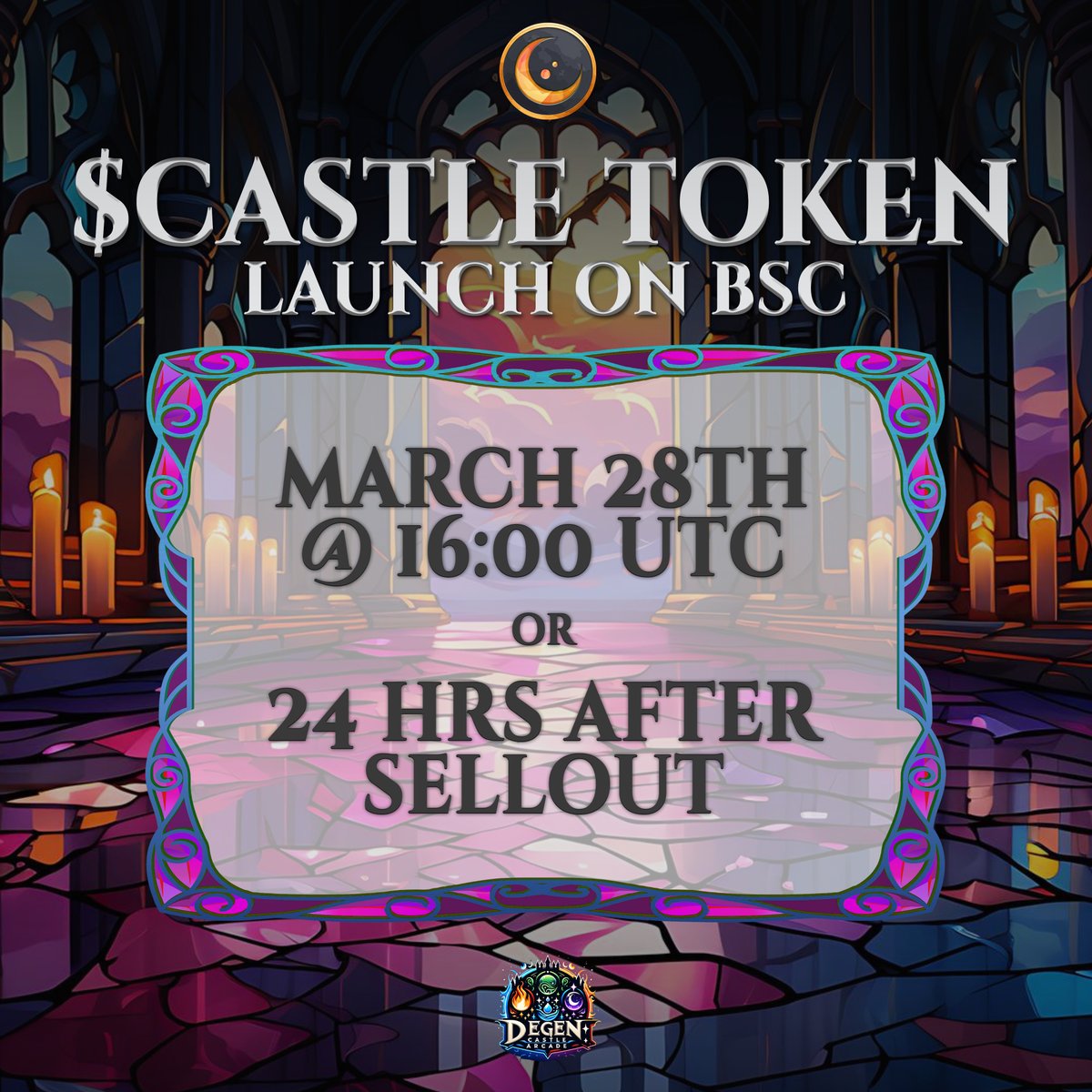 Now on Pinksale! The Arcade opens its doors soon! Don't miss it! $CASTLE leads the way.

pinksale.finance/launchpad/0xF0…
#BSCGems #Binance $BLOCK $BNB $GMRX