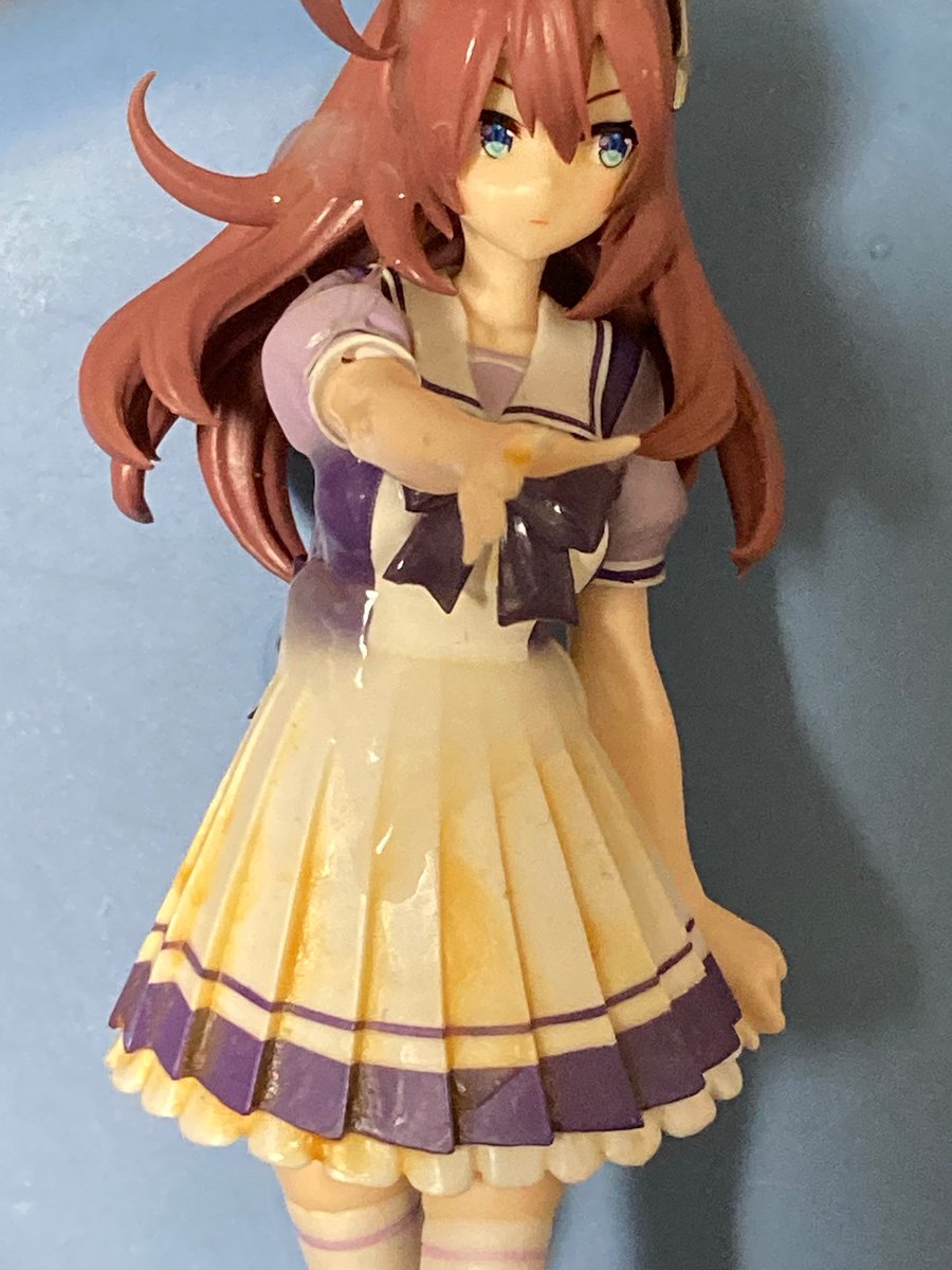akane_100100's tweet photo. #フィギュアぶっかけ
#無洗浄
もう何回ぶっかけたかわかんない❤️
次はスカートのなかにザーメン注ぎたいね❤️
フィギュアから甘い臭いがしすぎてさわらなくてもち◯ぽ勃っちゃう❤️
(もし動画でぶっかけを見たい��がいたらリプで言ってください、24時間くらい鍵垢にして動画あげます) https://t.co/BMLbX5LA8G