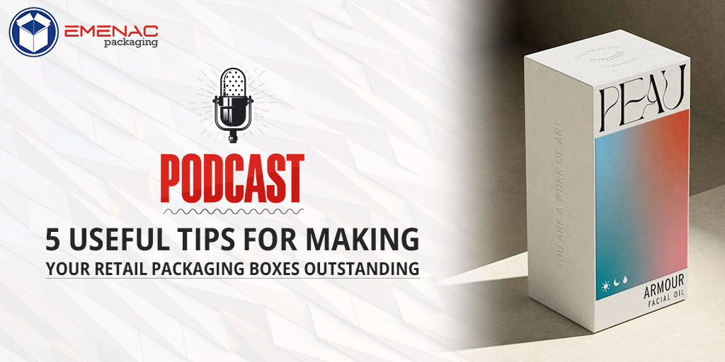 EmenacPackAus's tweet image. To skyrocket your #retailsales and attract customers, consider using eye-catching #customretailboxes.

For more information, tune in to our latest #podcastepisode: bit.ly/49TglOC

#EmenacPackagingAus #packagingpodcast #packagingcompany #applepodcast #packagingdesign