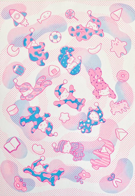 「closed eyes polka dot」 illustration images(Latest)｜3pages