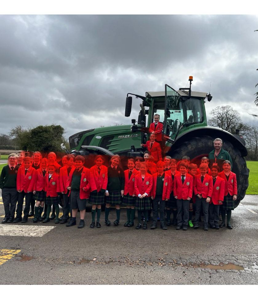 This week I’ve been to our youngest school and took a tractor and cricket bat to show engineering and also what we as farmers grow helps the production of these items. Many Topics covered including  the Amazon rainforest and why we should buy British ⁦<a href="/nfueast/">NFU East</a>⁩