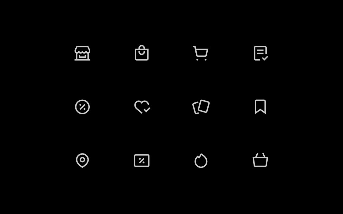 New e-commerce, shopping  icons for ▲ iconsharp library

iconsharp.com