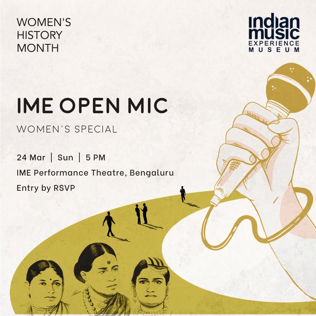 Calling all women to showcase your talent at the Indian Music Experience Open Mic! We embrace diversity and welcome women from all backgrounds, including those who are neurodiverse or on the spectrum. docs.google.com/forms/d/1gVCzm…