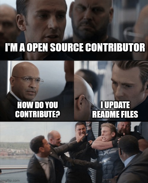 Sayyidalijufri's tweet image. A proud open source contributor 😂