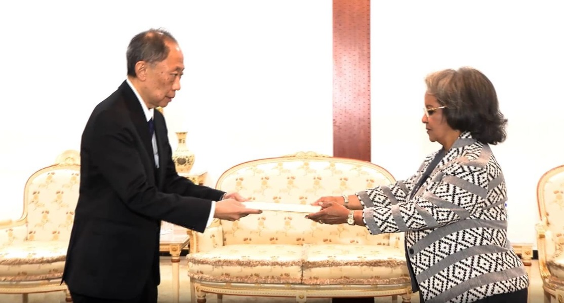 On 14 March,Amb Shibata Hironori presented Credentials to H.E.Sahle-Work Zewde,President of🇪🇹,at the Grand National Palace.Amb Shibata conveyed the message from His Majesty the Emperor to the President＆expressed his earnest wish to do his utmost to widen＆deepen relationship🇯🇵🇪🇹