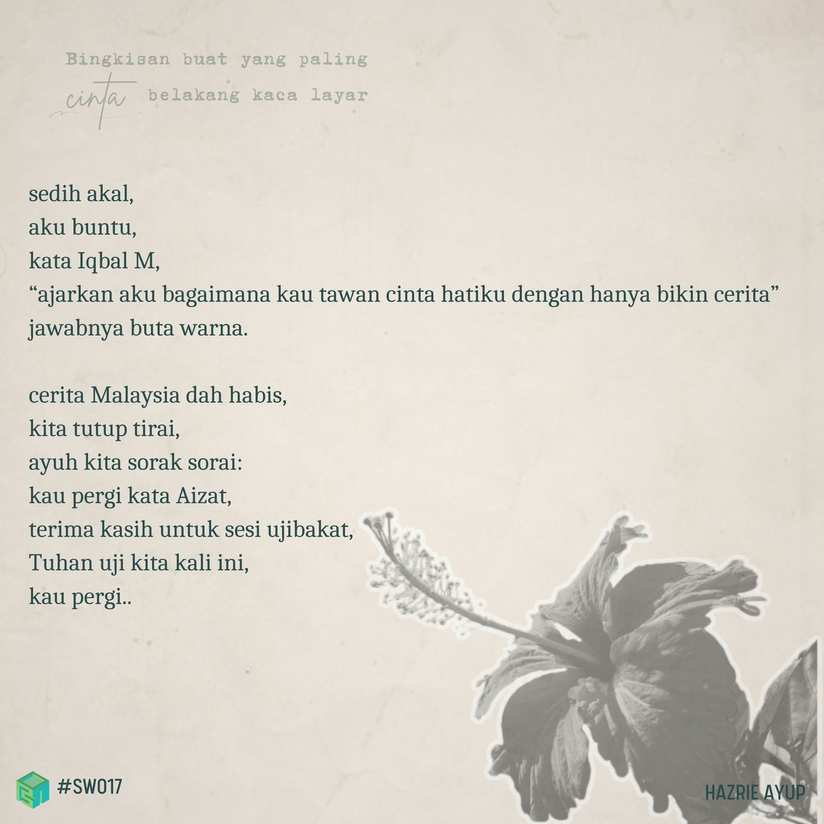 megitelor's tweet photo. bingkisan buat yang paling cinta belakang kaca layar – the late Yasmin Ahmad https://t.co/W0FAAF2LAn