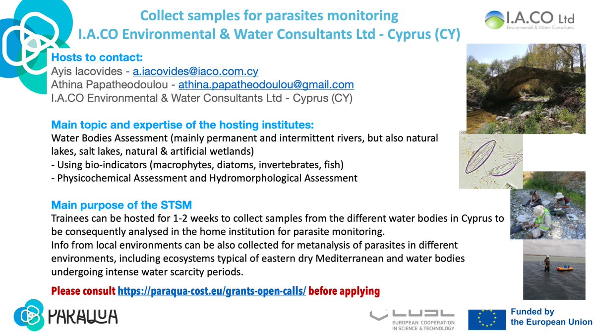 ParAqua COST Action tweet media