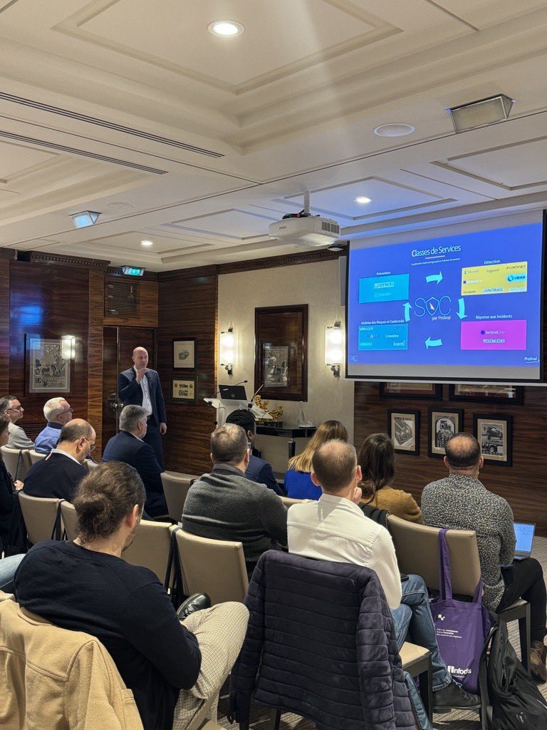 TenexaGroupe's tweet image. Matinée #Cyber Infodis 🌐💻
Une matinée à succès sur le thème &quot;Protection et sécurisation des accès&quot; avec nos partenaires #Ucopia, #Wallix, #Fortinet et avec la participation de notre filiale Prolival. Un grand merci à tous! Rendez-vous prochainement pour d&apos;autres matinées. 👏👥