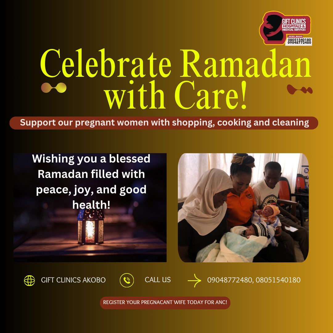 giftclinics's tweet photo. Extend a helping hand to pregnant women during Ramadan by offering support with shopping, cooking, and cleaning, ensuring a truly enriching and stress-free pregnancy journey. 

Register with Gift Clinics today! https://t.co/MpZ0vBSLYW