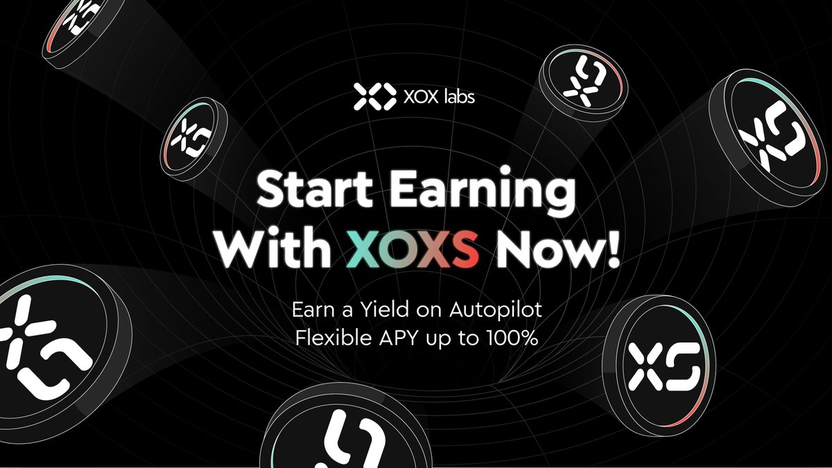 Looking for a reliable passive income source? #XOXS might just be the answer!

Check out these stats:
👥 Holders: 1800+
💰 Users Earnings: $10,000+
🔗 Chains Supported: 6
📊 Tiers: 5
💵 Current APY: 10% (USDT - USDC) 

Start Earning Now: xoxlabs.io/stable-coin