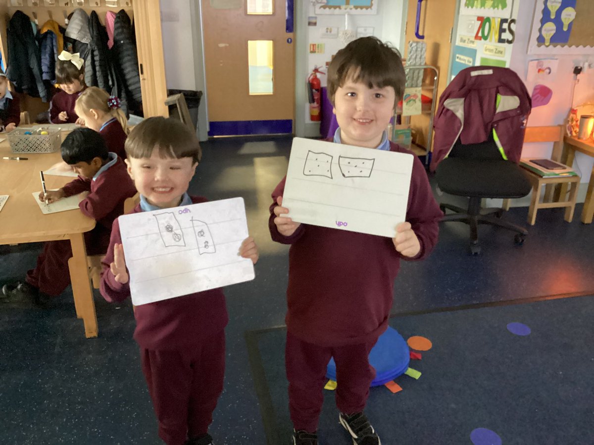The children have been identifying doubles during their play this week @FaithPrimary #maths