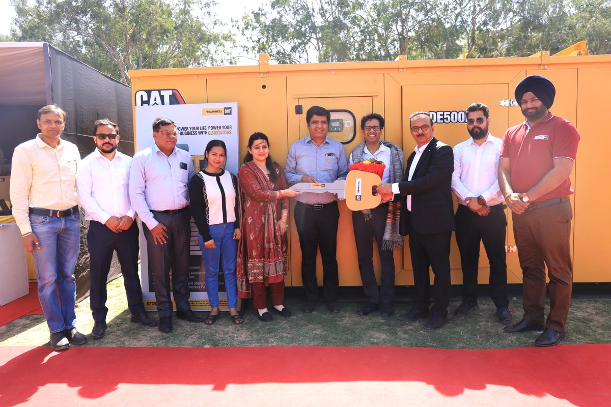 gainwellcat's tweet image. The 2nd day of the Integrated Solutions Fair at Chandigarh began on a highly successful note with a 500 kVA DG set being booked. 

The equipment is headed to the pharmaceutical sector at Baddi, Himachal Pradesh. 

#IntegratedSolutionsFair #DGSet #powerequipment