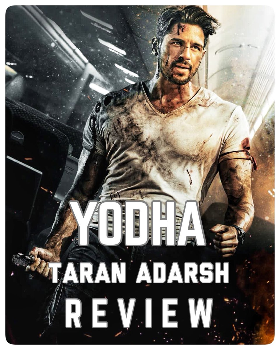 #OneWordReview...
#Yodha: ENGAGING.
Rating: ⭐⭐⭐
An actioner that has some interesting twists and turns and heroic moments… Loses grip intermittently [second half], also gets predictable, but brilliant action, gripping finale and #SidharthMalhotra’s super act are a big plus.