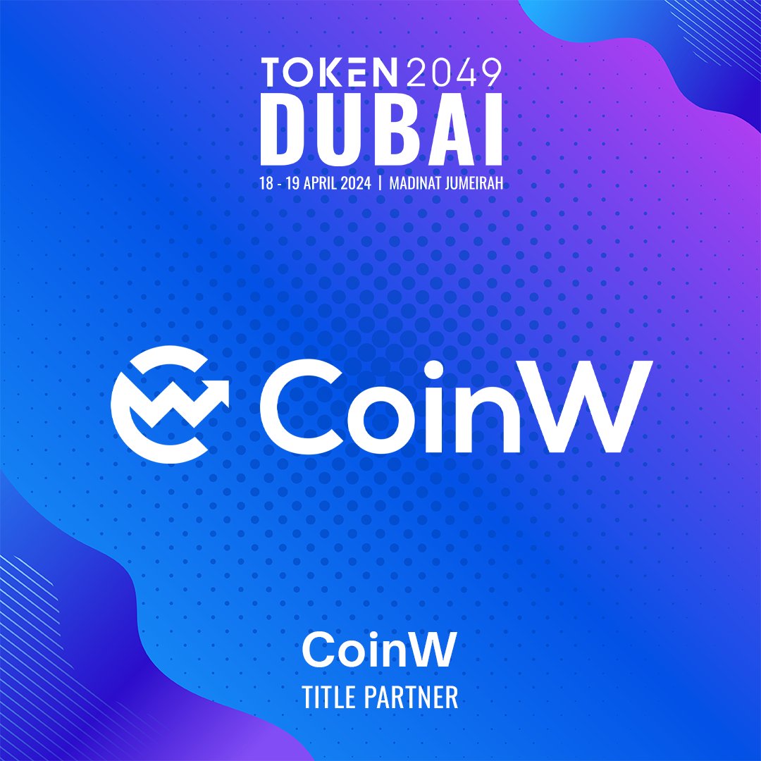 Join @CoinWofficial, Title Partner at #TOKEN2049 Dubai. CoinW is a  comprehensive crypto asset trading platform that empowers the next  generation to embrace a new era of financial freedom. Learn more:  https://t.co/03tXYoBKoR Tickets: