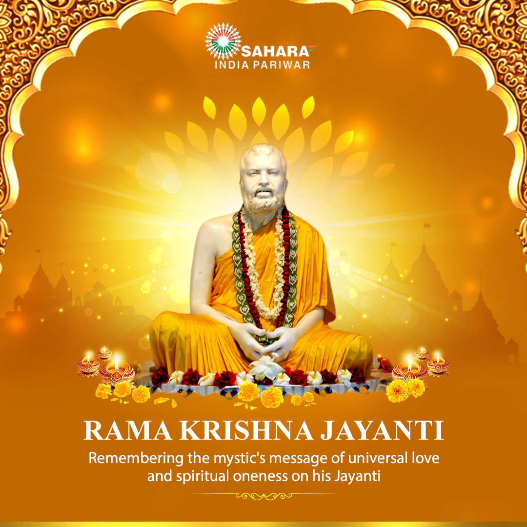 On the Jayanti of Ramakrishna Paramahamsa, we embrace his teachings of religious harmony, social service, and the oneness of humanity, which continue to resonate with people worldwide. #RamakrishnaParamahamsa