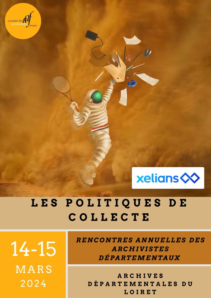 Archivistes_AAF's tweet photo. [Vie asso]
Deuxième et dernier jour des #RASAD sur le thème des politiques de collecte. Des sessions de rapid'démo ainsi que des visites sont organisées pendant que la section AD tient son assemblée générale annuelle.
Merci encore au sponsor de la journée, @groupexelians ! https://t.co/kbXOwThjU4