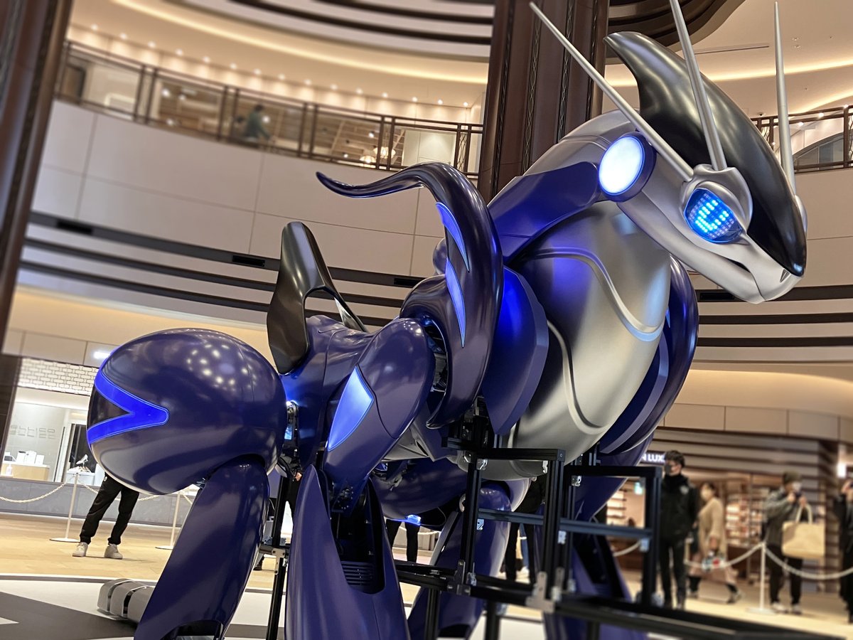 pokexperto's tweet photo. Nuevas imágenes de la moto de Miraidon de Toyota expuesta este fin de semana en Japón https://t.co/KdYysDCGh0