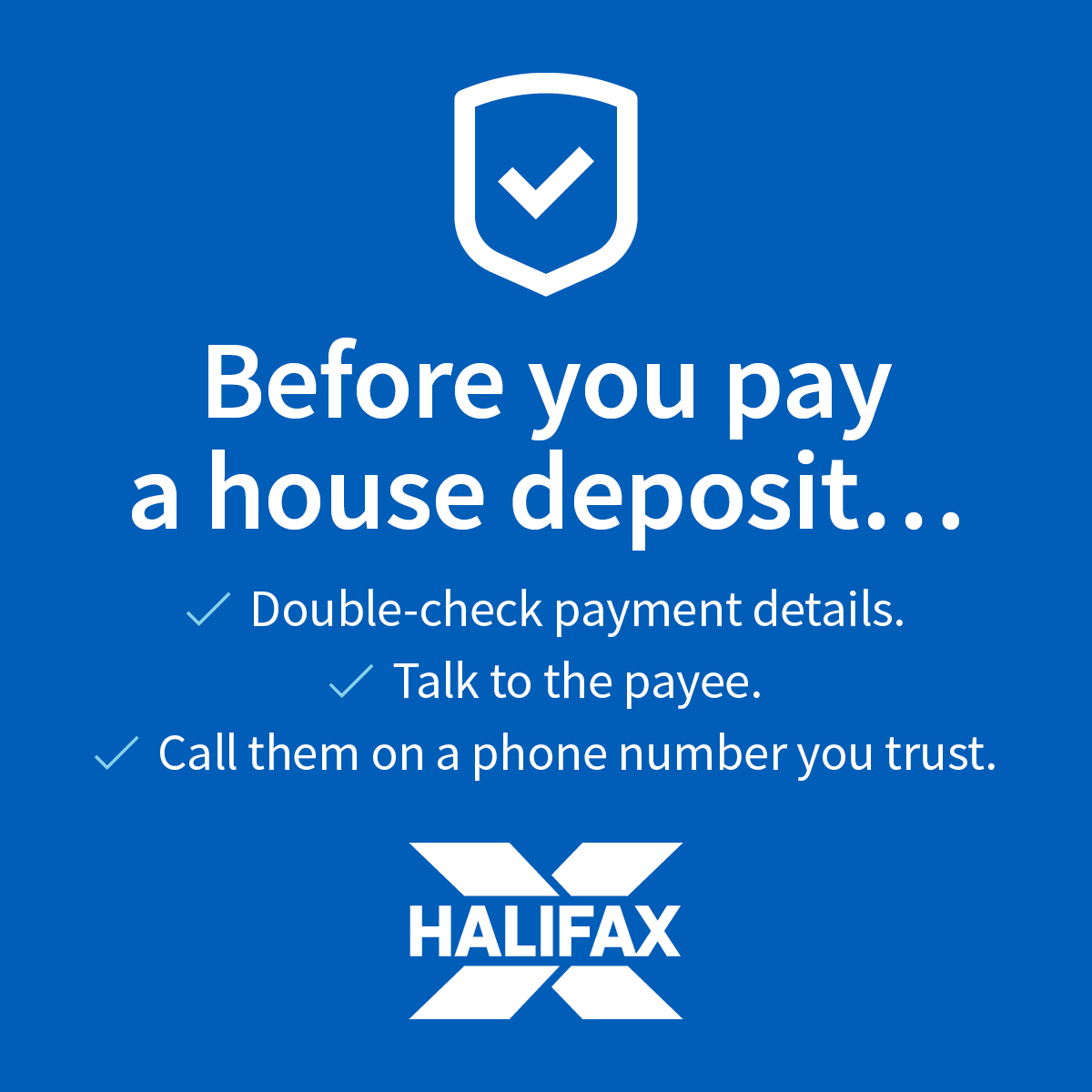 A house deposit can be a lot of money. That’s why fraudsters pretend to be solicitors to try to steal it. Follow the steps below to avoid this scam. And learn more about mortgage scams. spr.ly/6013XigCt