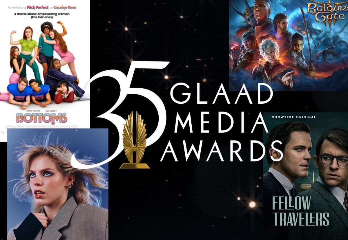 Moreish_cos's tweet photo. Bottoms, Fellow travellers, @reneerapp and @baldursgate3 all winning awards at the @glaad awards last night makes me so unbelievably happy. What a year for queer media and artists. And here’s to more LGBTQ+ projects this year. 👏👏

#GLAAD #GlaadAwards #GLAADMediaAwards https://t.co/fPXbZsKLaL