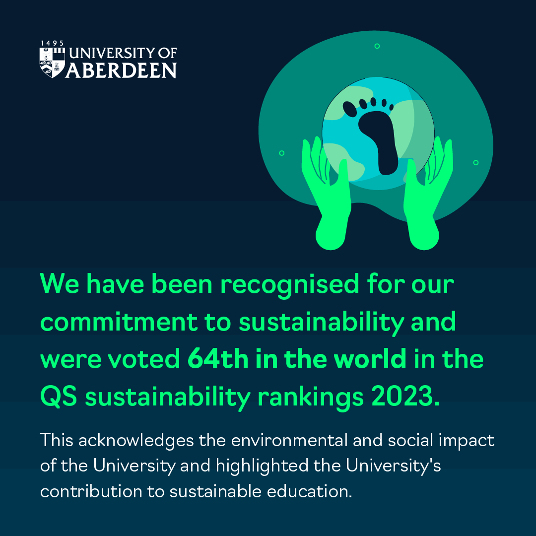 University of Aberdeen tweet media