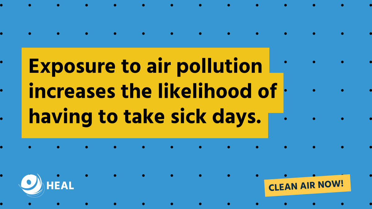 🌍 Even in countries with relatively low levels of #AirPollution, air quality has a very concrete impact on people’s health.

🚗💨 In Sweden, 4% of yearly sick leave episodes were because of air pollution.

👉 Read more in our #CleanAir4Health newsletter: ow.ly/tn2550QMmjv