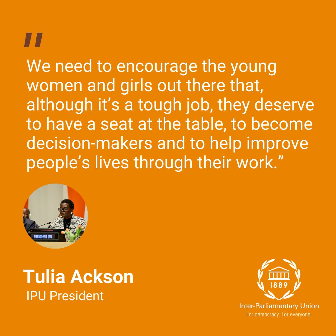 As we aim to invest in women and accelerate their progress, we must affirm female role models in #politics as a powerful way to inspire and empower the next generation of women leaders. Read my statement on behalf of @IPUparliament for #IWD2024 last wk. ➡️ipu.org/PIWD24