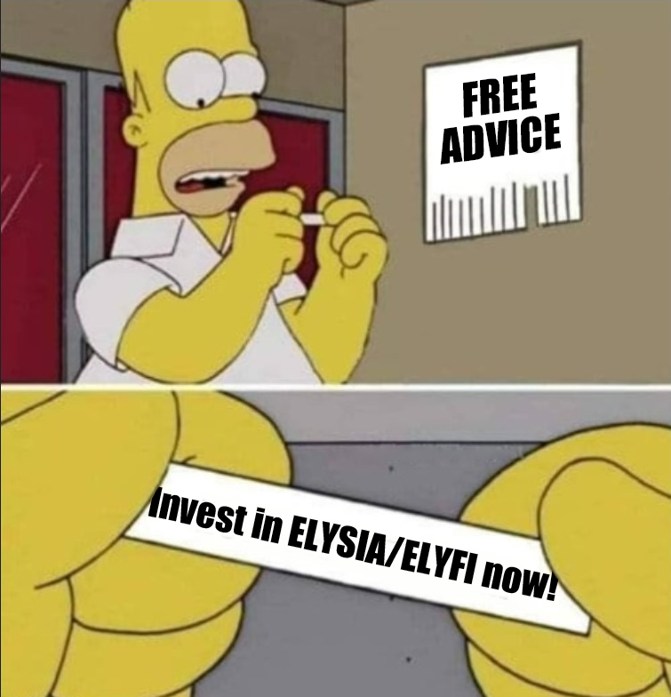 ELYSIA_HQ's tweet photo. Free advice for the weekend! ππ
#ELYFI #ELYSIA #EL #ELFI #moneypool #DeFi #earnings #stake #governance #protocol #RWA #realassets #realworldassets https://t.co/3qXt3nxt80